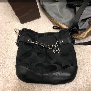 black coach crossbody VINTAGE